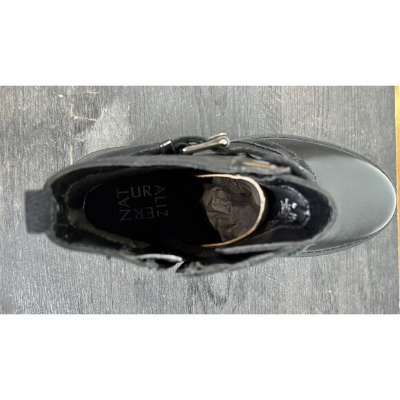 NEW Women's Moto Punk Grunge Black Zip Boots 6.5 M - Picture 8 of 12